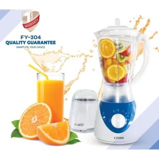 AILYONS Blender 2 In 1 With Grinder Machine 1.5L FY-304